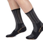 MS WORK SOCKS HEAVY DUTY 101.018.200 - Μαύρη Βαμβακερή κάλτσα εργασίας για σκληρή χρήση